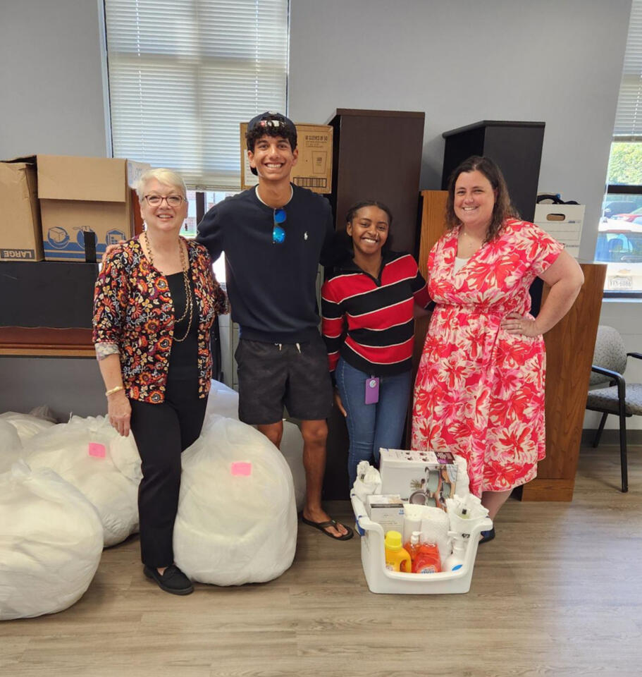 Donation being delivered to Housing and Homeless Services program